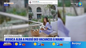 L'actrice américaine Jessica Alba ambassadrice de Mane après un séjour au couvent des minimes