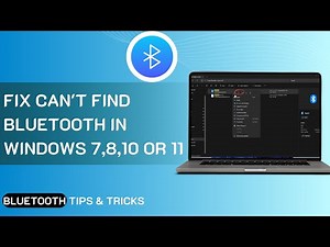 Can't Find Bluetooth in Windows 7,8, 10 | 100% Fix !!