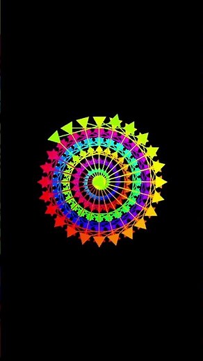 Python Turtle for Beginners: Create Beautiful Graphic in seconds! ✨ #coding #learnpython #shorts