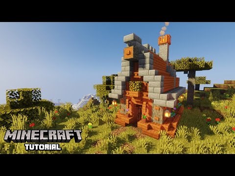 How To Build A Small Acacia House [Minecraft Tutorial]