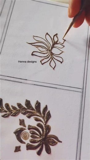 How to make a basic lotus flower,lotus mehndi design easySimple lotus mehndi#mehndi​ #lotus​ #shorts