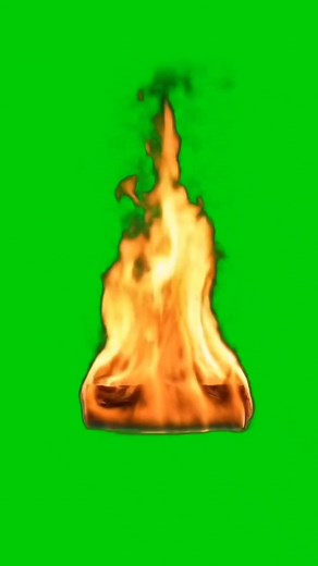 Realistic Fire Flame Green Screen VFX for Your Videos 🔥