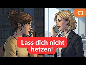 Learn German with short story (C1) | Listening comprehension & vocabulary training #learnGerman