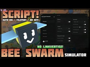 [HUB! 🐝] Bee Swarm Simulator 🔥 No Linkvertise! Auto Dig / Teleport / No Key 🔥 PC & Mobile! (2025)