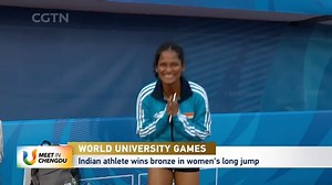 27 reactions | In the Chengdu FISU World University Games, more than 5,000 athletes from over 100 countries competed. An athlete from southern India won bronze in the women's long jump, a significant milestone in her sports journey. #WorldUniversityGames# #UNIVERSITYGAMES #UNIVERSIADE | CGTN China24 | Facebook