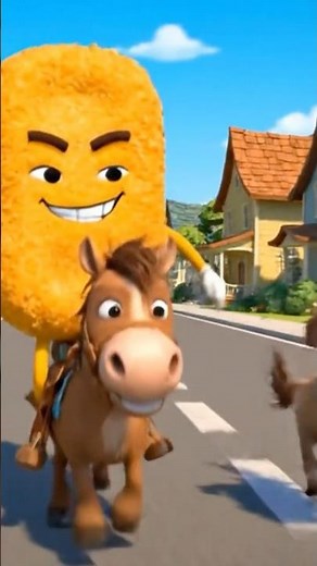 🐐 Goats Take Over Town! Nugget Cowboy Funny Cartoon Adventure (Cotton Eye Joe – Gegagedigedagedago)