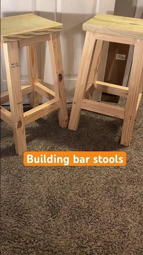 Building bar stools #woodworking #diy #wooddesigner #barstool