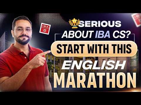 IBA CS English Preparation 2026 I IBA CS English Papers I IBA CS English Marathon I IBA CS English