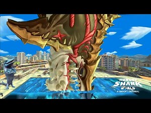 NEW GIANT ANCIENT MEGALODON UNLOCKED, GAMEPLAY AND ALL TRAILER - Hungry Shark World