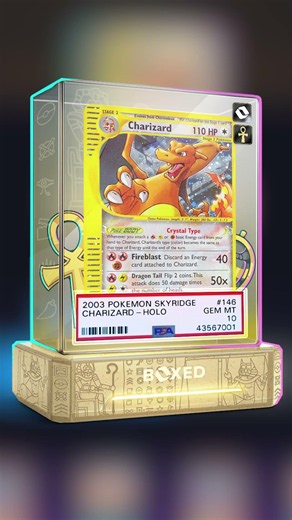 Rip a $100K Pokemon Skyridge Charizard on BOXED Right Now!