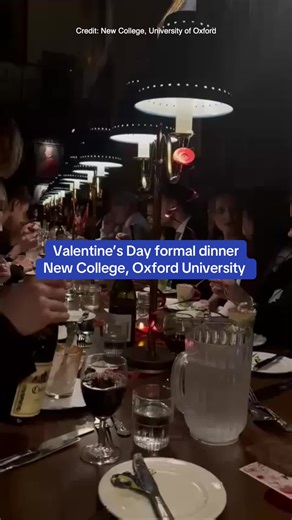 A snapshot of Valentine’s Day Formal at New College, Oxford 🫶 🎬 | New College, University of Oxford #oxforduniversity #valentinesday #valentines