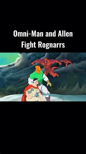 Omni-Man and Allen Fight Rognarrs #invincible #shorts