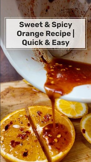 Sweet & Spicy Orange Recipe | Quick & Easy #viralrecipe