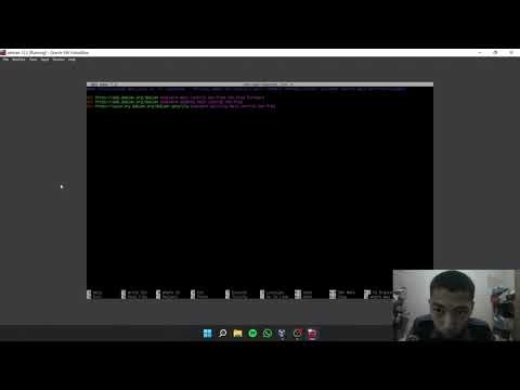 Konfigurasi Control Panel Hosting - VirtualBox 7.0, Debian 12.2