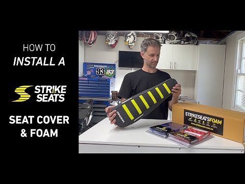 How To: Install a Dirt Bike Seat Cover & Seat Foam | Strike Seats