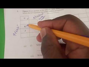 K.C.S E 2018 CHEMISTRY PAPER 2 : periodic table