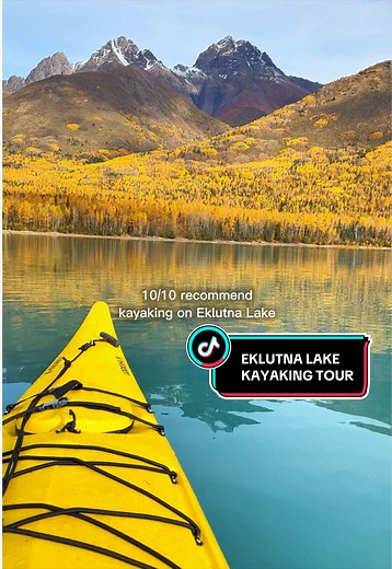 Eklutna Lake kayaking tour near Anchorage — what to expect