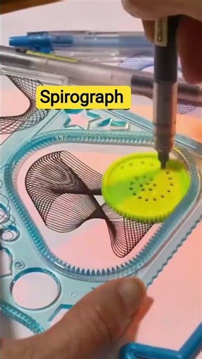 Mind Blowing Rotations of Spirograph #spirograph #shorts