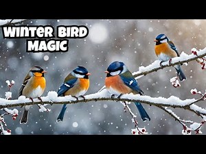 Incredible Winter Moments: Birds Relaxing In Snow