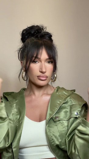 Why cut bangs when you can clip them🤣 #bangs #clipin #hair #tutorial #amazon #StopScammerTime