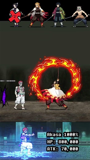 BOSS Akasa Demon Slayer The Battle Cats Demon Slayer: Kimetsu no Yaiba The Battle Cats