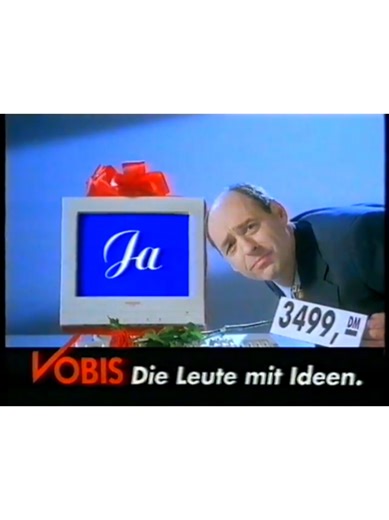 Vobis Computer Werbung von 1995. #alt #computer #90sthrowback #vobis #nostalgie