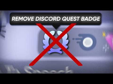 HOW TO ACTUALLY REMOVE DISCORD QUEST BADGE IN 2026 *PC ONLY*