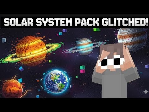 "Minecraft Solar System Pack is BROKEN! 🌌 (Insane Glitch Discovered)"
