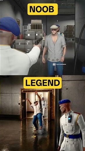 Noob vs Pro in Hitman #hitman #stealth