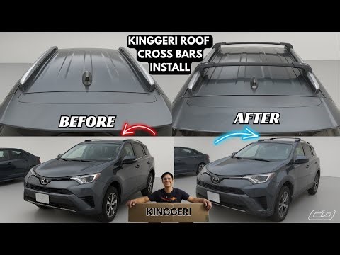 2013-2018 Toyota RAV4 Roof Rack Cross Bar Installation