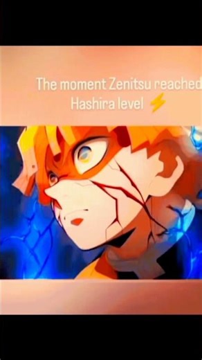 Zenitsu reached hashira level in infinity castel ⚡ #demonslayer 📈 💀 💀 💀