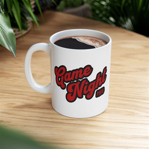 Retro Groovy Game Night Mug - Board Game Lover Tabletop Gaming Coffee Cup - Etsy