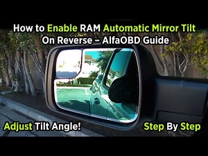 How to Enable RAM Automatic Mirror Tilt on Reverse – AlfaOBD Setup Guide