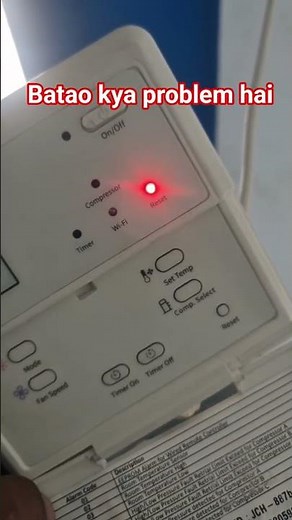 hitachi ductable error code compressor problem #ac_technician_sikar #electrician #hvacmaintenance