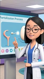🇺🇸Fertilization Process Explained | Human Reproduction Step by Step (3D Animation) #usa