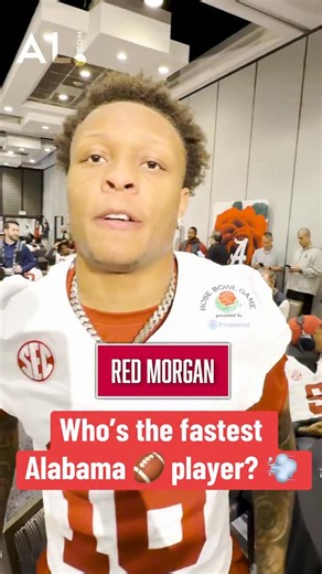 Who’s the fastest player on Alabama’s roster? Tide players sound off at Rose Bowl media day. 🏈👟💨 #RollTide #Alabama #collegefootball #bama | Alabama Crimson Tide on AL.com