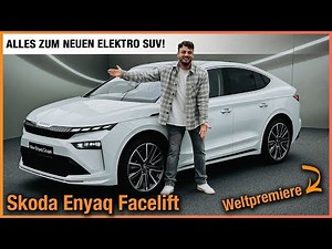 Skoda Enyaq Facelift (2025) Weltpremiere des NEUEN Elektro SUV! Review | Test | Coupé | Preis | POV