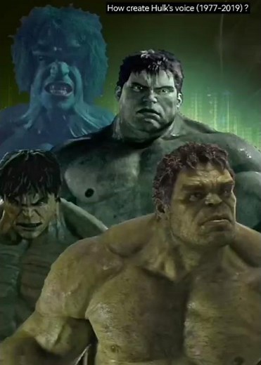How Hulk's voice sounds like (1977-2019)?