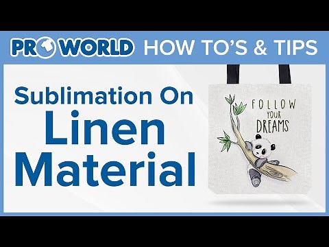 Sublimation On Linen Material