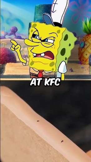 SpongeBob Goes To KFC😍🍗😋