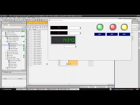 💢 S7 1200 As Modbus Tcp Server V4.2