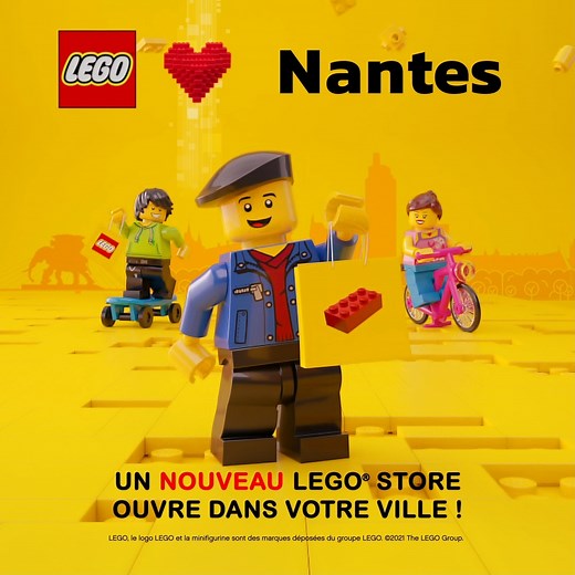 Un LEGO Store ouvre ses portes pour la première fois à Nantes ! | LEGO