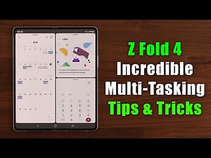 Samsung Galaxy Z Fold 4 - Multi-Tasking Is Incredible! (Tips and Tricks)