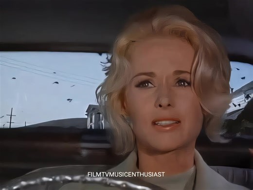 Tippi Hedren and Veronica Cartwright in The Birds 1963. NO CHILDREN OR BIRDS WERE HARMED IN THIS SCENE.