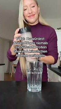 I would never trick my body with sweetener-filled protein shakes! There are healthier options! Ad