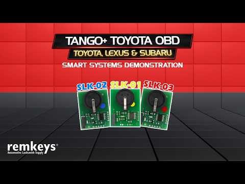 Tango+ Toyota OBD - Toyota, Lexus & Subaru Smart Systems Demonstration