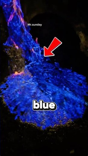 This Volcano Has Blue Fire 😱