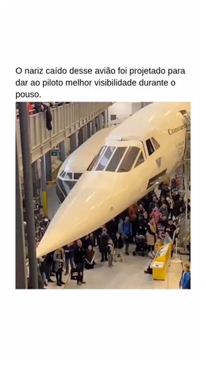 Histórias Fascinantes on Instagram: "Poucos aviões na história da aviação conseguiram ser tão icônicos quanto o Concorde. Mais do que uma máquina veloz, ele era uma obra-prima de engenharia, símbolo de luxo e de um futuro que parecia ter chegado antes da hora. Mas o que poucos sabem é que até o nariz do Concorde escondia um segredo brilhante. Durante a decolagem e o pouso, os pilotos enfrentavam um grande desafio: a visibilidade. Para resolver isso, os engenheiros criaram um sistema único um nar