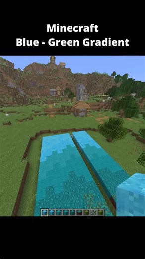 SARAO on Instagram: "Minecraft Blue Green Gradient #EpicFail#MinecraftFail#MinecraftMemes#Relatable"
