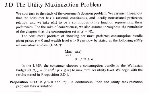 episode26高级微观经济学最大化效用得到Walrasian需求对应(MWG1.3.D上)